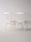 Vintage Scandinavian White Chairs, 1960s, Set of 2, Image 4