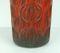 Vase Modell 285-40 Amsterdam Rouge et Orange de Scheurich, 1960s 8