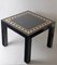 Travertine and Brass Stone Inlay Side Table by J.C. Mahey, 1970s 25