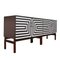 Modulares Sideboard mit Op Art Motiv, 1970er, 2er Set 3