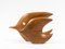 Mid-Century Hand-Carved Wooden Angel Fish, 1960s, Set of 2 2