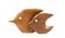 Mid-Century Hand-Carved Wooden Angel Fish, 1960s, Set of 2, Image 1