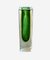 Vintage Green and Yellow Murano Sommerso Block Vase by Flavio Poli for Seguso, 1960s, Image 3