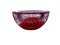 Bubble Lilac and Red Glass Bowl from Made Murano Glass, 1950s 1