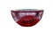 Bubble Lilac and Red Glass Bowl from Made Murano Glass, 1950s, Image 1