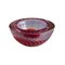 Bubble Lilac and Red Glass Bowl from Made Murano Glass, 1950s 2