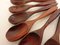 Brazilian Egg Cups and Egg Spoons in Rosewood, 1960s, Set of 12 14