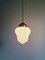 Art Deco Pendant Light in White Opaline Glass, 1920s-30s 14