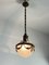 Mid-Century Bronze and Glass Empire Style Hanging Light, 1950s 4
