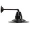 Vintage Industrial Anthracite Enamel and Cast Iron Wall Light, Image 1