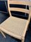 Set of Model 84 Dining Chairs in Oak and Paper-Cord by J.L. Møllers for Niels Otto Møller, Denmark, 1970s, Image 2