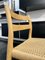 Set of Model 84 Dining Chairs in Oak and Paper-Cord by J.L. Møllers for Niels Otto Møller, Denmark, 1970s, Image 11