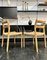 Set of Model 84 Dining Chairs in Oak and Paper-Cord by J.L. Møllers for Niels Otto Møller, Denmark, 1970s, Image 7