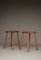 Rustic Oak High Stools. 1970s, Set of 2 1