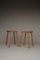 Rustic Oak High Stools. 1970s, Set of 2 5