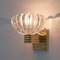 Art Deco Brass and Murano Glass Sconces from Barovier & Toso, 1940s, Set of 2, Image 5