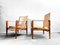 Safari Lounge Chairs by Kaare Klint for Rud. Rasmussen, 1950s, Set of 2 11