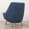 Vintage Armchair in Fabric & Metal, Italy, 1960s 7