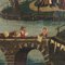 Paesaggio lacustre con personaggi, dipinto ad olio, con cornice, Immagine 7