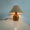 Vintage Pine Ball Table Lamp, 1970s 4