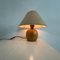 Vintage Pine Ball Table Lamp, 1970s, Image 4