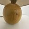 Vintage Pine Ball Table Lamp, 1970s 6