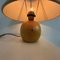Lampe de Bureau Boule Vintage en Pin, 1970s 3