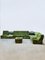 Sofá modular vintage de terciopelo verde, años 70. Juego de 9, Imagen 2