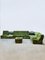 Vintage Modular Lounge Sofa in Green Velvet, 1970s, Set of 9 2