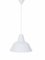 White Enamel Pendant Lamp by Axel Wedel Madsen for Louis Poulsen, 1950s 1