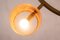Lámpara de araña italiana circular de latón dorado mate, Imagen 6