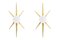Lampade da parete Star nello stile di Angelo Lelli, set di 2, Immagine 1