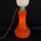 Lámpara de pie Birillo Lipstick en naranja de vidrio y cromo de Carlo Nason para AV Mazzega, años 60, Imagen 8