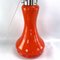Lámpara de pie Birillo Lipstick en naranja de vidrio y cromo de Carlo Nason para AV Mazzega, años 60, Imagen 7