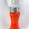 Lámpara de pie Birillo Lipstick en naranja de vidrio y cromo de Carlo Nason para AV Mazzega, años 60, Imagen 5
