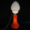 Lámpara de pie Birillo Lipstick en naranja de vidrio y cromo de Carlo Nason para AV Mazzega, años 60, Imagen 4