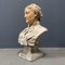 Grand Buste de Femme Âgée en Plâtre 19