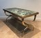 Neoclassical Coffee Table in Brass and Marble attributed to Raymond Subes, 1940s 1