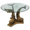 Tavolo da pranzo o piedistallo in stile antico in bronzo, Immagine 1