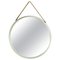 Scandinavian White Lacquered Wall Mirror by Uno & Östen Kristiansson for Luxus of Sweden, 1960s 1