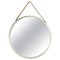 Scandinavian White Lacquered Wall Mirror by Uno & Östen Kristiansson for Luxus of Sweden, 1960s, Image 1