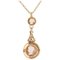 French Fine Pearls and 18 Karat Yellow Gold Cameo Necklace, 1890s 1