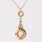French Fine Pearls and 18 Karat Yellow Gold Cameo Necklace, 1890s 10