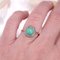 20th Century Round Turquoise, Diamonds and 18 Karat Rose Gold Ring 15