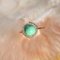 20th Century Round Turquoise, Diamonds and 18 Karat Rose Gold Ring 3