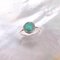 20th Century Round Turquoise, Diamonds and 18 Karat Rose Gold Ring, Image 10