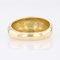 Modern 18 Karat Yellow Gold Domed Bangle Ring 6