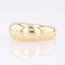 Modern 18 Karat Yellow Gold Domed Bangle Ring 3