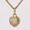 Modern 18 Karat Yellow Gold Heart-Shaped Charm Pendant, Image 8