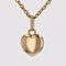 Modern 18 Karat Yellow Gold Heart-Shaped Charm Pendant, Image 7